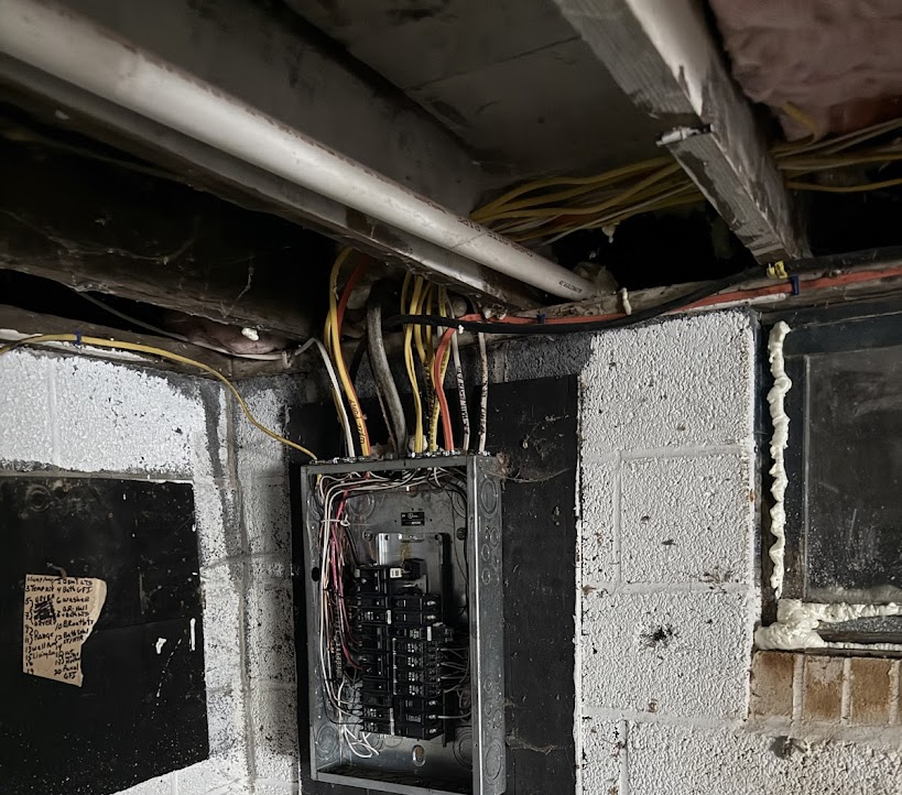 Before Electrical Panel Upgrade CT